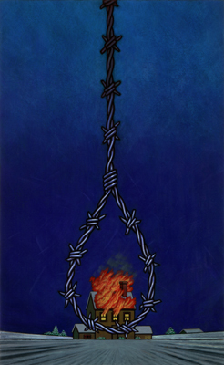 The Barbed Wire Noose art