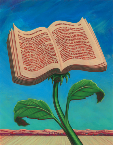 Perennial Library flower book art