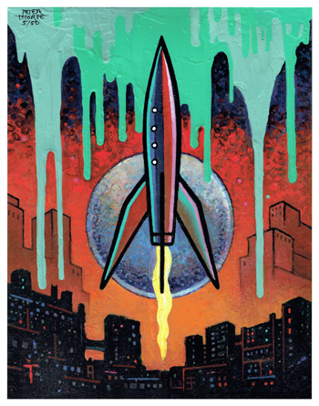 Rocket #100 11" x 14" archival print