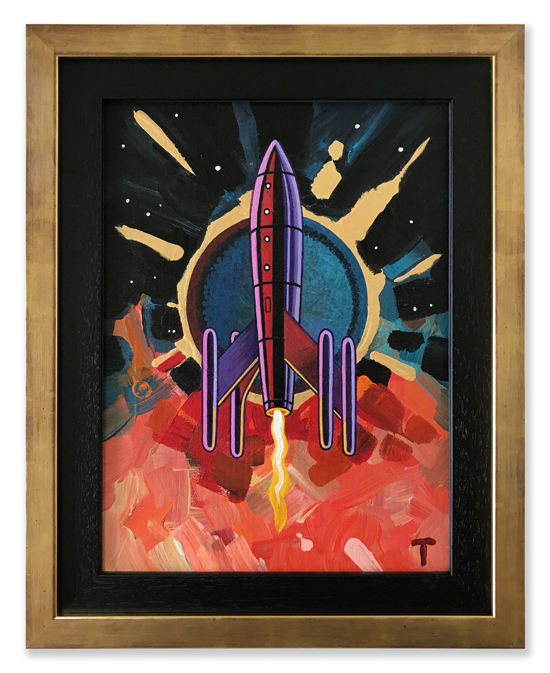 Rocket #113 framed
