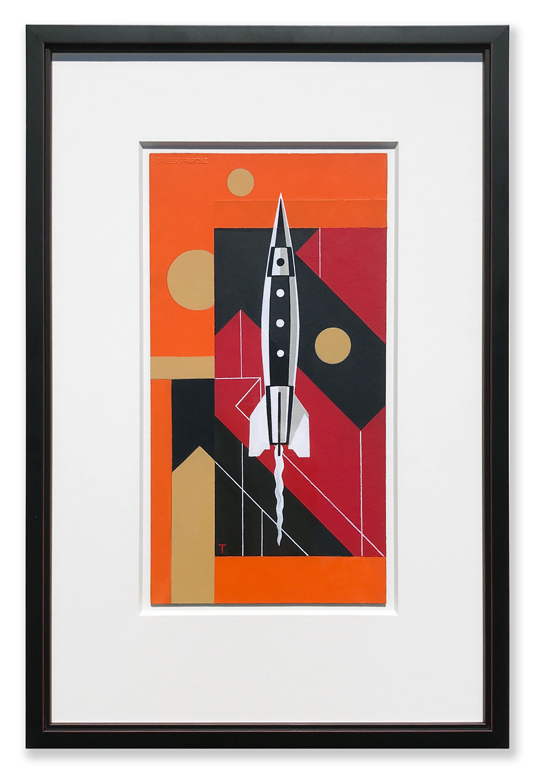 Rocket #116 framed
