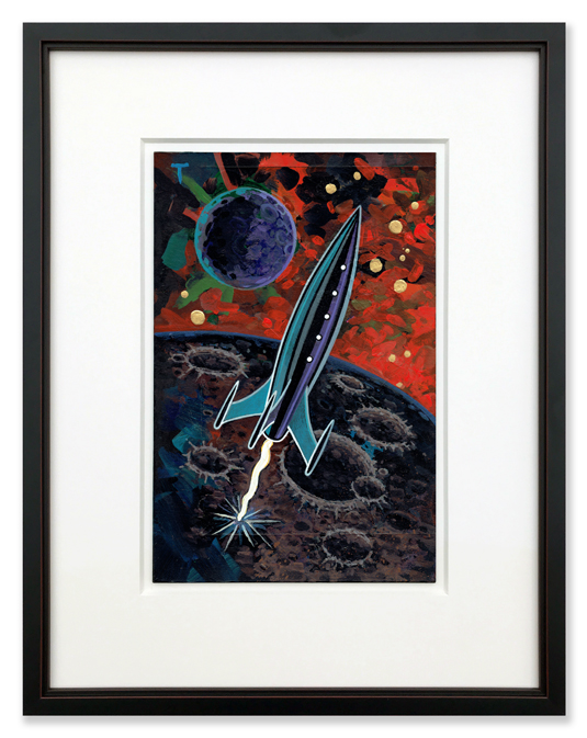 Rocket #117 framed