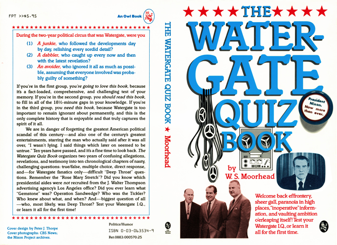 The Watergate Quiz Book cover